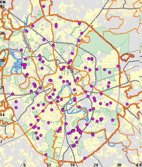 radiation map